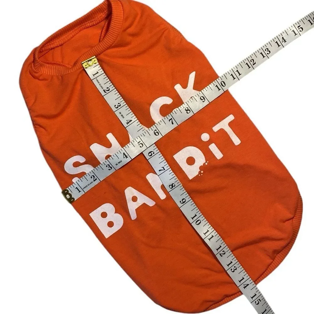 Snack Bandit Orange Dog Basic Tank Tee Shirt